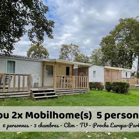Chez Philippe Et Sylvie - 2 Bungalows Pour 5 Proche Europa-Park Boofzheim Bagian luar foto