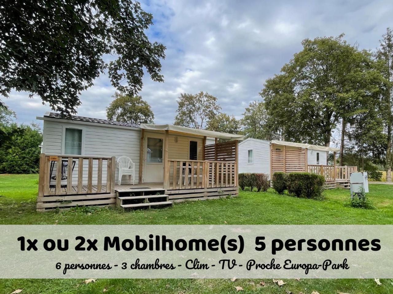 Chez Philippe Et Sylvie - 2 Bungalows Pour 5 Proche Europa-Park Boofzheim Bagian luar foto